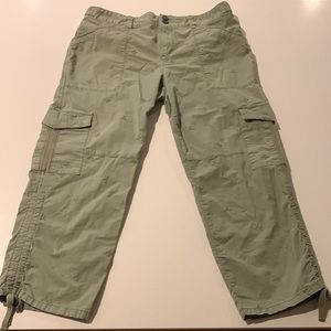 Sanctuary Surplus Womens Light Green Cargo Capris